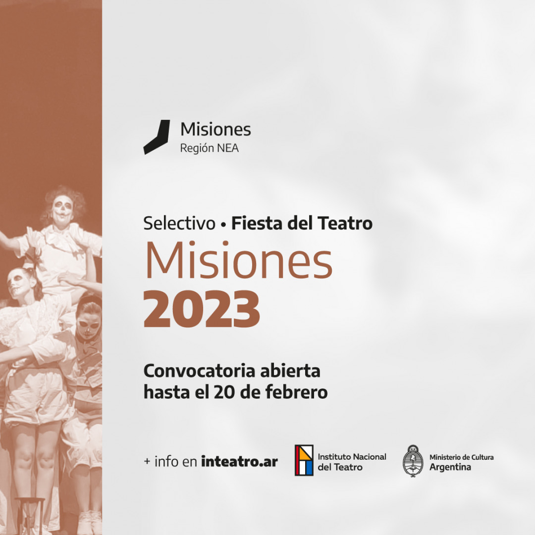 Comenzó la inscripción a la Fiesta Provincial del Teatro de Misiones 2023 imagen-5