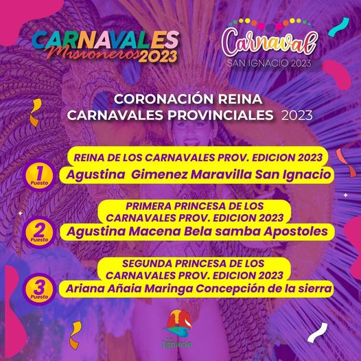 El Carnaval Provincial San Ignacio 2023 ya tiene sus ganadores imagen-13