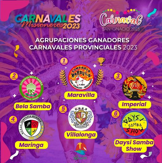 El Carnaval Provincial San Ignacio 2023 ya tiene sus ganadores imagen-11