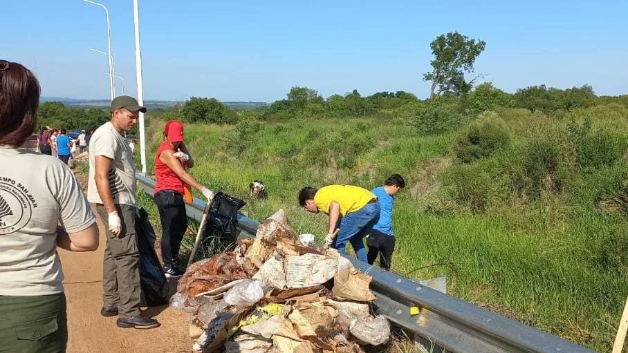 Jornada de Plogging: juntaron 35 bolsas de basura en el Parque Federal Campo San Juan imagen-4