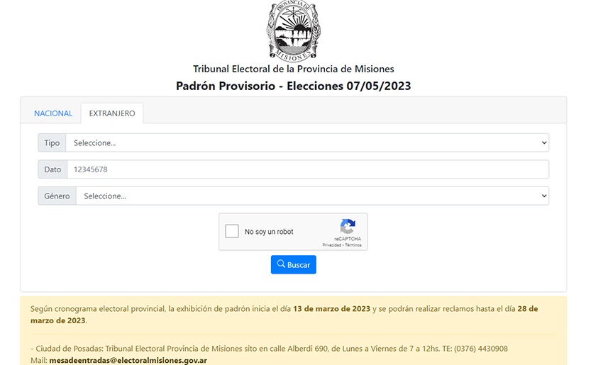 Elecciones 2023: está publicado el Padrón Provisorio para Electores Extranjeros imagen-2