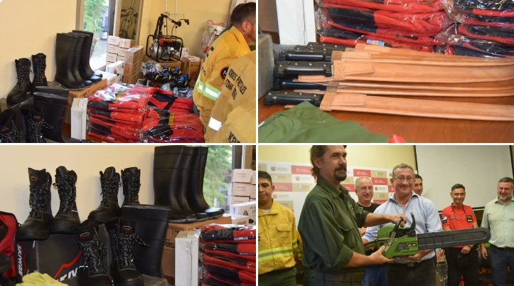 Se entregaron equipos para el combate de incendios imagen-2