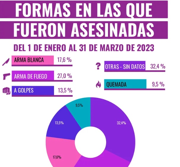 En lo que va de 2023, hubo 74 femicidios en la Argentina y 13 intentos de femicidios vinculados imagen-4